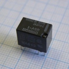 G5V-1-24DC, Сигнальное реле 24VDC 1A SPDT (12,5x7,5x10мм) THT