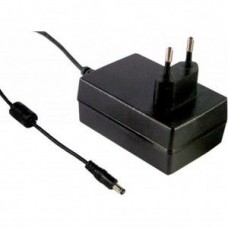 GS25E24-P1J, AC-DC, 25Вт, вход 90...264B AC 47...63 Гц, 135...370B DC, выход 24B/1,04A, изоляция 4242B AC, 79x54x33мм, 0...+50°С, евровилка 2P, выходной разъем 11, диам. 5.5х2.1мм