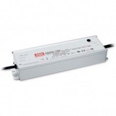 HVGC-100-350A, AC-DC драйвер светодиодов, 100Вт, IP65, ККМ, вход 180…480В AC, 47…63Гц/254…679В DC, выход 350мА/29…285В, рег. выхода 210…350мA, изоляция 3750В AC, в кожухе 236х68х39, -40…+70°С