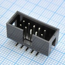 IDC-10M SMD, вилка SMD поверхн. монтаж