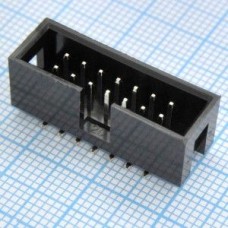 IDC-14M SMD, вилка SMD поверхностный монтаж