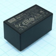 IRM-10-12, AC-DC, 10.2 Вт, вход 85...264В AC 47...440 Гц, 120...370B DC, выход 12В/0.85А, изоляция 3000В AC, в корпусе на плату 45.7х25.4х21.5мм, -30...+70°C