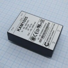 KAM1005, AC-DC, 10Вт, выход 5В/1.5A, рег. вых=±10%Uном, вход 85…265V AC, 47…63Гц / 120...370V DC,  изоляция 3000V AC, в кожухе 76х51х23мм, -20…+50°С