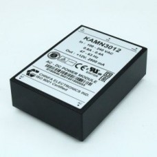 KAMN3012, AC-DC, 30Вт, вход 85…265V AC, 47…63Гц / 120...370V DC, выход 12В/2.5A, рег. вых=±10%Uном, изоляция 4000V AC, в кожухе 89х64х33мм, -40…+61°С