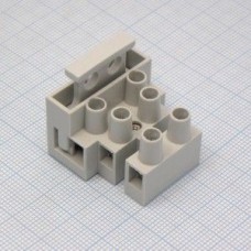 KF100-10.0-03P, Электромонтажный клеммник с предохранителем на 3 контакта.