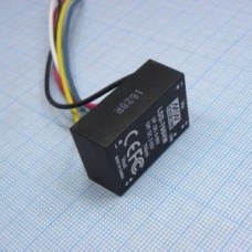 LDD-700HW, DC/DC LED понижающий, вход 9…56В, выход 2…52В/0.7А, КПД до 97%, вход On/Off/DIMM, 31.8x20.3x12.2мм, проводные выводы, -40…71°C, пластик