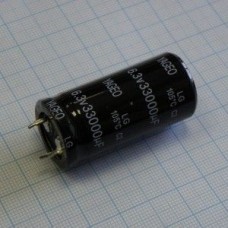 LG006M33K0BPF-2245, С защёлкиваемыми выводами 6V  33000uF ±20%, стандартные, 2000часов, -40...+105°С