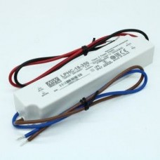 LPHC-18-350, AC-DC led, 16.8Вт, выход 6...48В/350мА, стаб. тока/напр., IP67, вход 180…264В AC,  изоляция 3000В AC, в кожухе 140х30х20мм, -30…+70°С