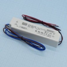 LPV-60-36, AC-DC, 60Вт, IP67, вход 90…264В AC, выход 36В/1,67А,изоляция 3000В AC, в кожухе 162х42х30мм, -30…+70°С