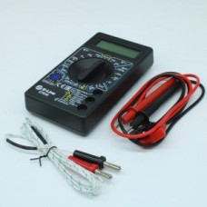 Мультиметр DT-838, Тест диодов, транзисторов, измерение тока, напряжения, сопротивления и других параметров.