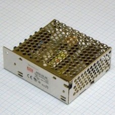 NES-25-48, AC-DC, 25Вт,  выход 48В/0.57A, рег. вых 42…54 В , вход 85…264В AC, 47…63Гц / 125…373 В DC, изоляция 3000В AC, в кожухе 99х82x35мм, -20…+60°С