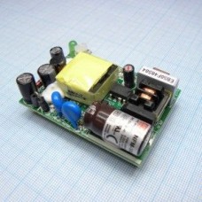 NFM-10-24, AC-DC, 10 Вт, вход 85...264В АС 47...440 Гц, 120...370В DC, выход 24В/0,42А, рег. вых=±10%Uном, изоляция 4000В АС, на плате 65х45х22мм, -20...+70°С