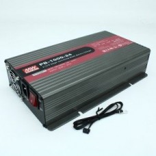 PB-1000-24, AC/DC Charge, 28.8V/34.7A, вход 90…264VA C, 47…63Гц /127…370В DC, изоляция 3000В AC, микропроцессорное, для свинцовых (обслуживаемых, гелевых, AGM) и Li-ion (Fe, Mn), 300*184*70мм, -20…+60°С