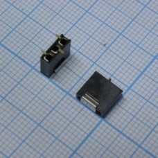 PBS-03 smd, гнездо на плату SMD (шаг 2.54 мм) 3 контакта