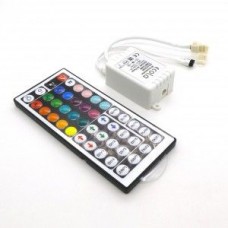 RGB controller   6A 72W, LED-контроллер RGB с ик.пультом / Uвх=12VDC/ 3 канала с Iвых=2A на канал / 72W / рассчитан на 5 метров