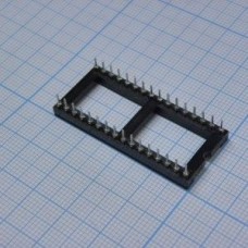 SCLM-32, DIP-панель цанговая под микросхему 32pin, шаг 2.54мм, ширина 15.24мм