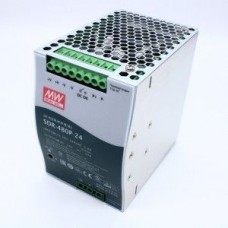 SDR-480P-24, Преобразователь AC-DC на DIN-рейку  480Вт, выход 24В/0...20A, рег.вых=24...28В, вход 90…264VAC, 47…63Гц / 127…370VDC, изоляция 3000V AC, в кожухе : 85.5х125.2х128.5мм, -25…+70°С, возможность параллельного подключения