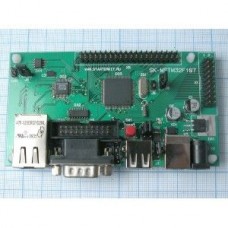 SK-MSTM32F107, Набор для отладки микроконтроллера STM32F107 (ARM Cortex-M3, 256k Flash, 64k RAM, Ethernet, USB Host/OTG/Client ...) + кабель для подключения к последовательному порту PC