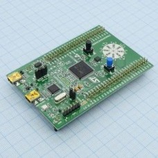 STM32F3DISCOVERY, Демоплата на STM32F3 (cortexM4) с расширенной аналоговой периферией, в составе ST-LINK/V2, гироскоп L3GD20, акселлерометр+магнитометр LSM303DLHC