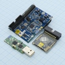 STM32W108C-SK, отладочный набор на базе семейства беспроводных контроллеров STM32W108CC (256K flash). Плата приложения + Праймер 2 + анализатор беспроводной сети + IAR компилятор