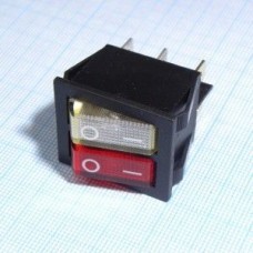 SWR 2101-1A3 W+R/B IRS, Переключатель клавишный с подсветкой