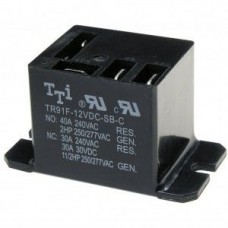 TR91F-12VDC-SC-C-R, мощное с консолью 12VDC, 20A, 1переключение