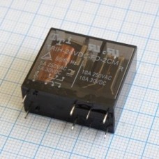 TRIH-24VDC-SD-2CM-R, миниатюрное 24VDC, 5А, 2переключения