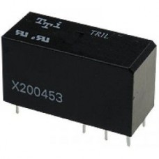 TRIL-12VDC-SD-2CM-R, миниатюрное 12VDC, 8А, 2переключения