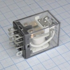 TRL-12VDC-S-2C, Реле силовое 12VDC, 10A, 2 переключения, объемный монтаж