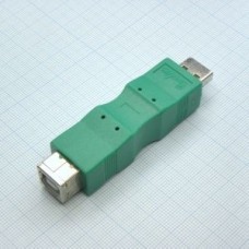 USB ADAPTER AM/BF (25), Переходник с вилки USB тип A на розетку USB тип B