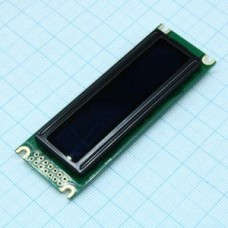 WEH001602DLPP5N00000, OLED символьный 16х2 (1602D), COB, желтый, 8-битный паралл. интерфейс, VDD =5В, -40...+80С