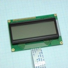 WH2004H2-TGH-CW#, ЖКИ симв, 20 x 4, I2C интерф., STN Серый Positive/Transfl, подсв. LED Белая, размеры 87x58 мм, видим. обл. 74.4x24.8 мм, 6 o`cl, -20...70 С, разъем сверху 16pin + гибкий шлейф