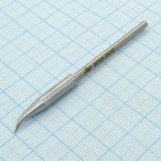 Жало паяльное 212ID  (к MicroTool), Конус 0.6мм, изогнутое